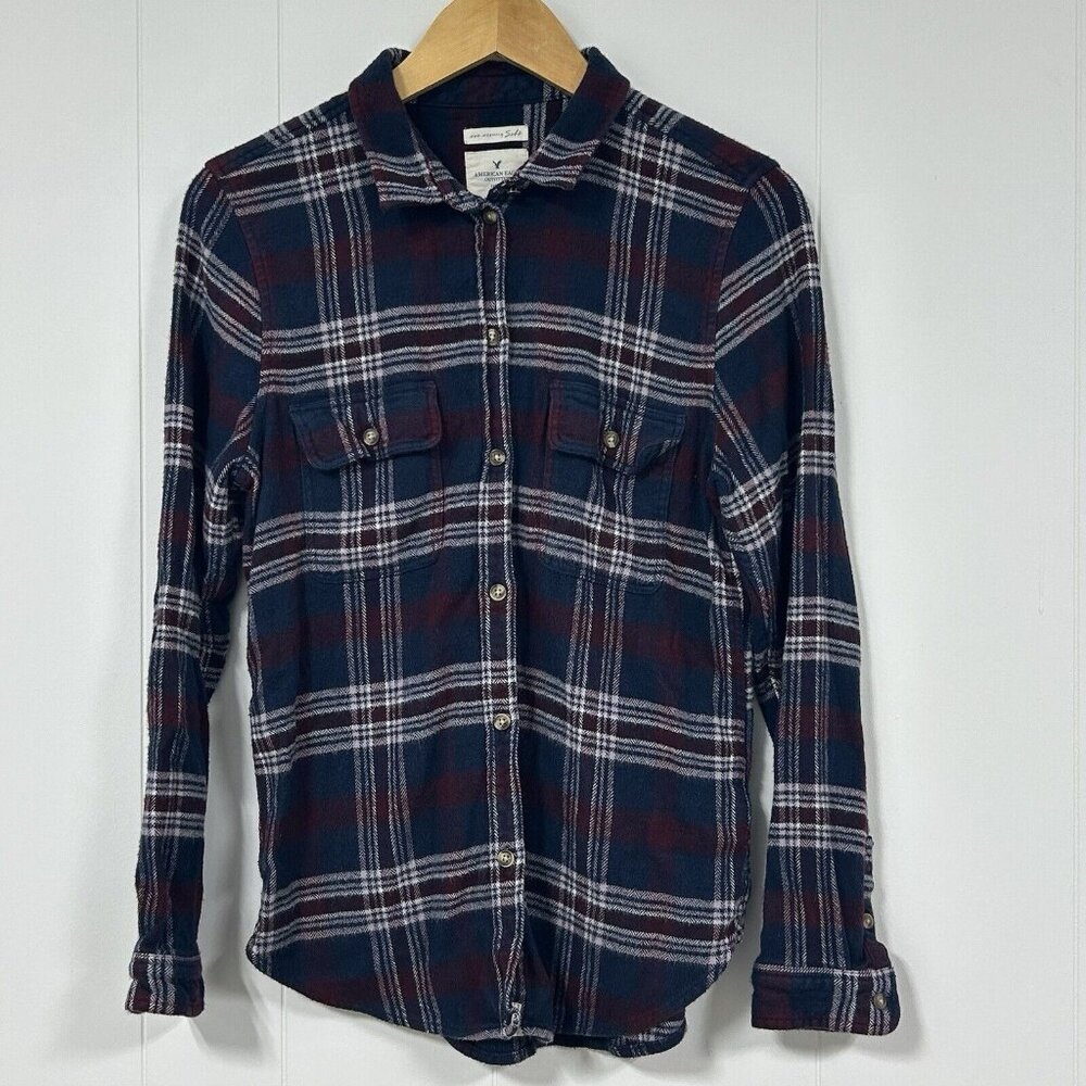 American Eagle Outfitters Ahh-mazingly Soft Flannel Slim Fit Size Large